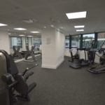 The gym at Lombard Wharf, Battersea, London; with Electrical installations by Logistical Building Services (Electrical).