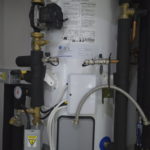 A Megaflo Unvented Cylinder installed by the Mechanical Team at Logistical Building Services (Electrical).