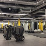 The Gym at Blackfriars Circus, Southwark, London with Mechanical and Electrical installation by Logistical Building Services (Electrical).