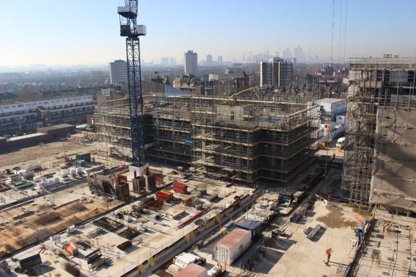 The ongoing development at Upton Gardens, West Ham, London; a Logistical Building Services (Electrical) Mechanical and Electrical project.