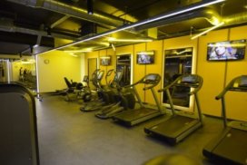 The Gym at Blackfriars Circus, Southwark, London with lighting installed by the Electrical Team at Logistical Building Services (Electrical).